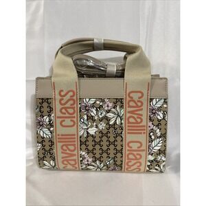 Cavalli Class Serafina Floral Top Handle Tote NWT $98 MSRP